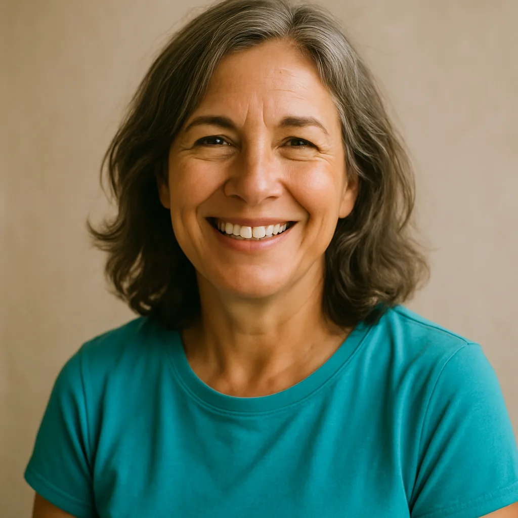 Smiling woman in her 50s — member of The Glasgow Dating Site